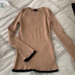 Bell sleeve sweater